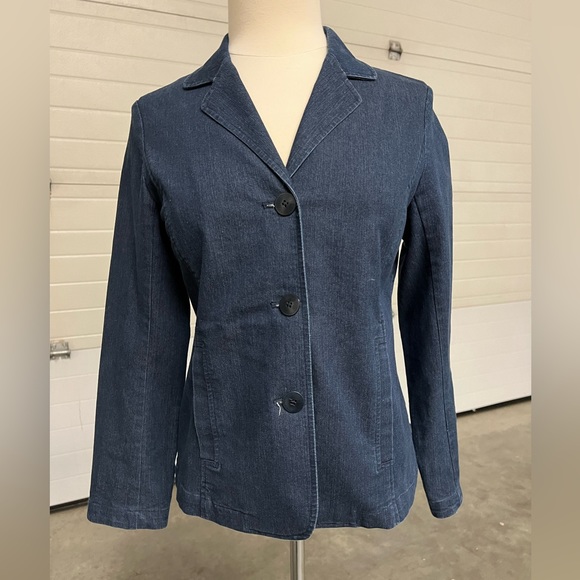 Appleseed's Jackets & Coats Appleseeds Petite Denim Blazer 6p